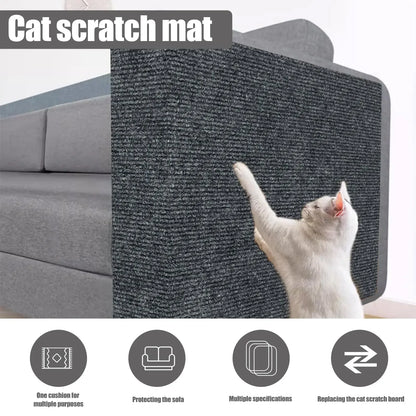 Cat Scratching Mat Carpet with Self-Adhesive Trimmable Cat Scratching Post Carpet Cats Scratch Furniture Protector