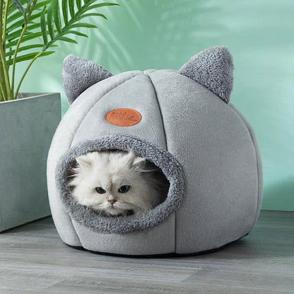 New Deep Sleep Comfort In Winter Cat Bed Iittle Mat Basket Small Dog House Products Pets Tent Cozy Cave Nest Indoor Cama Gato